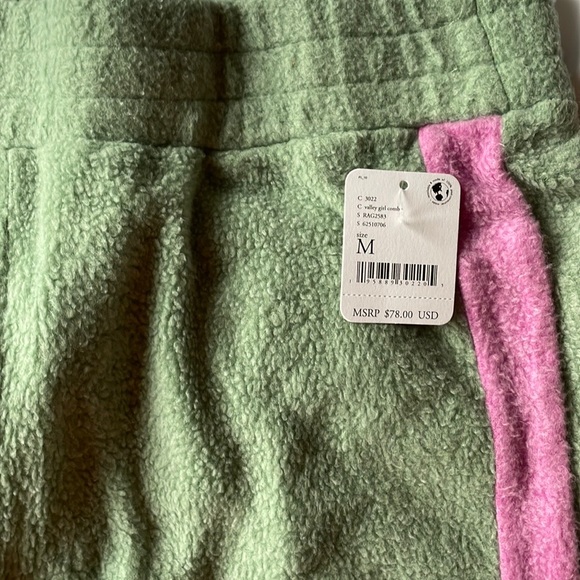 NWT Free People Blue Monday Fleece Sweatpants - Picture 6 of 6